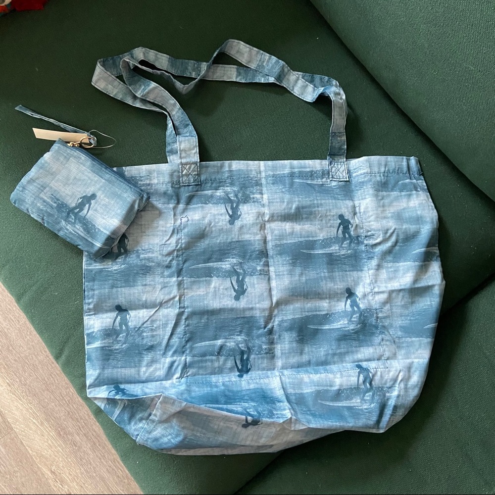 【NWT】Madewell Recycled Reusable Tote in Wave Rider